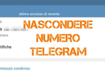 Nascondere Cellulare Telegram