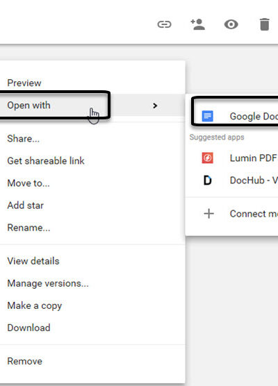 OCR Documents Google Docs