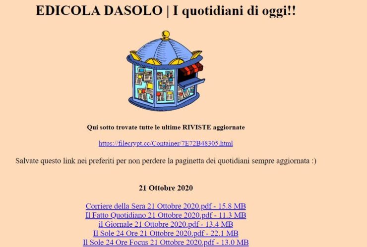 Quotidiani Gratis Aggiornati