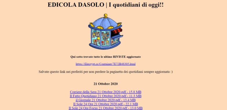 Quotidiani Gratis Aggiornati