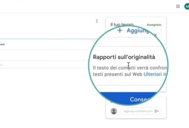 Rapporti sullOriginalita Google Classroom