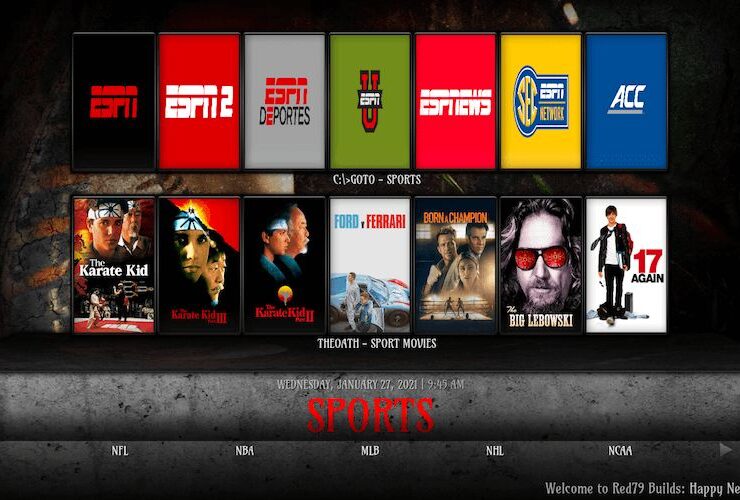 RedFlix Build Kodi Sport