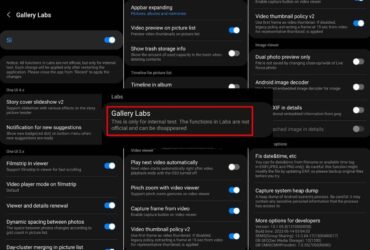 Samsung Gallery Labs Hacks