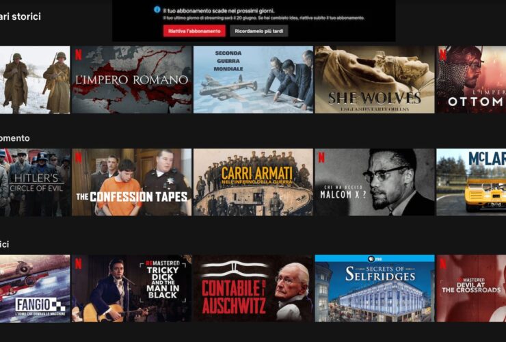 Scadenza Netflix