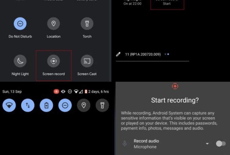 Screen Recording Android