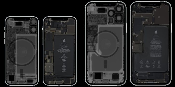 Smartphone Apple iPhone 12 Smontato