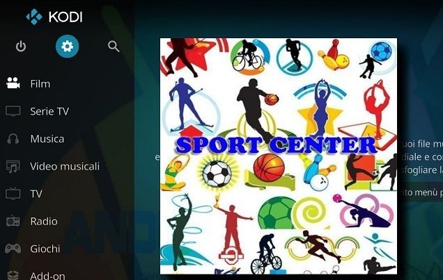 Sport Center KODI Logo