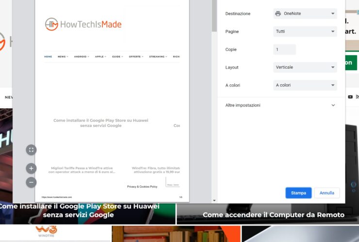 Stampare pagine web senza Immagini e Pubblicità