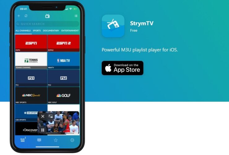 StrymTV IPTV iPhone iPad