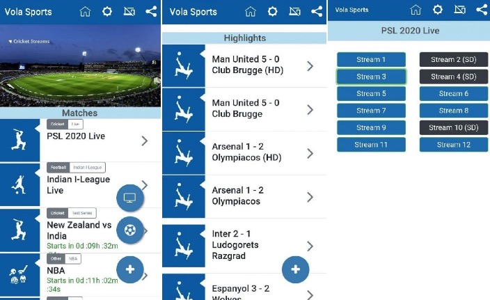 Vola Sports Android