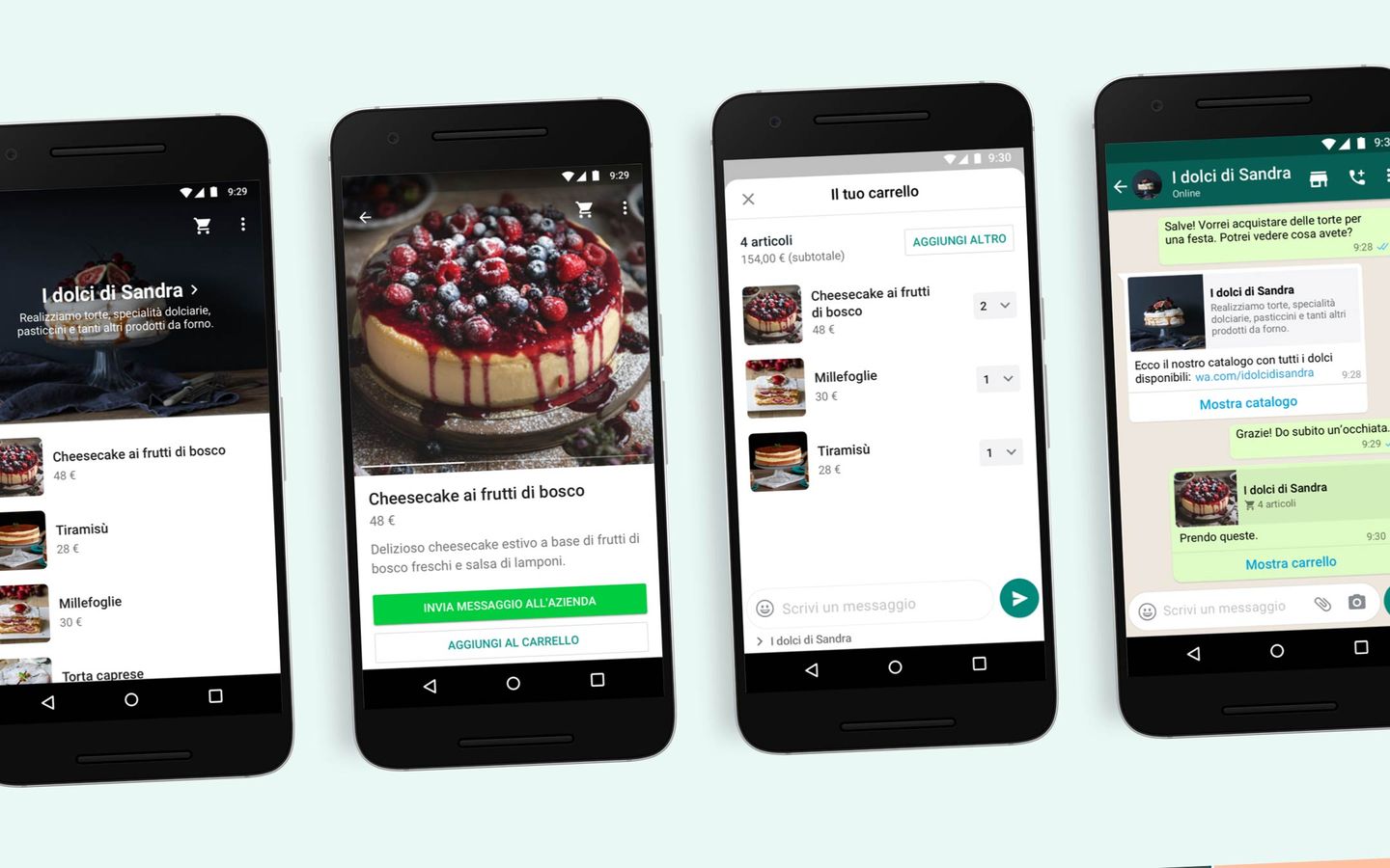 WhatsApp Business Carrello