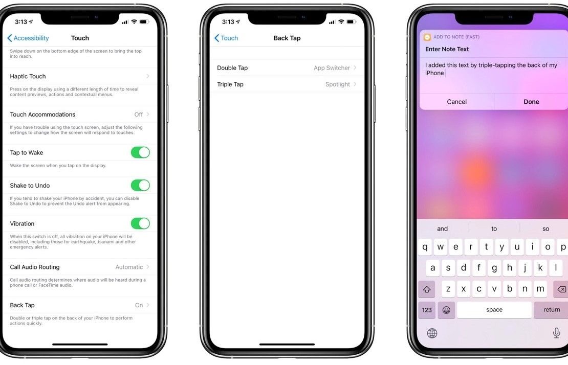 iOS 14 riconosce i tocchi sul Retro di iPhone