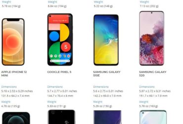 iPhone 12 Size Comparison