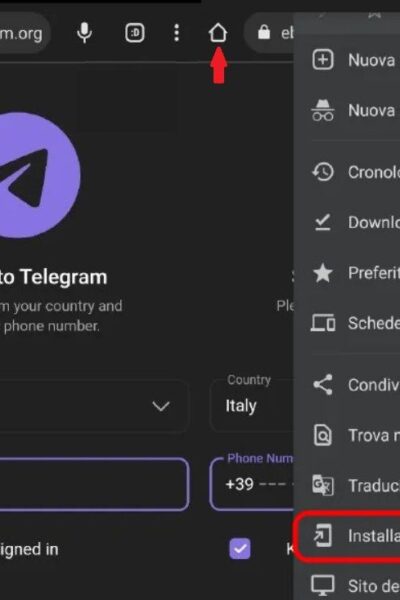 Telegram Install App