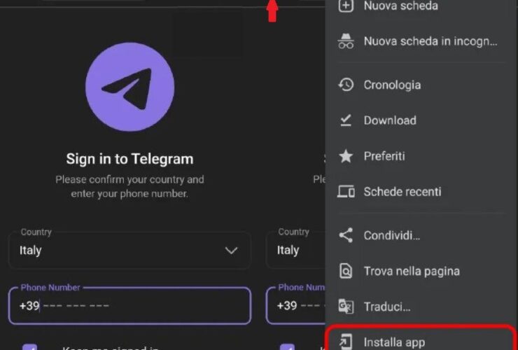 Telegram Install App
