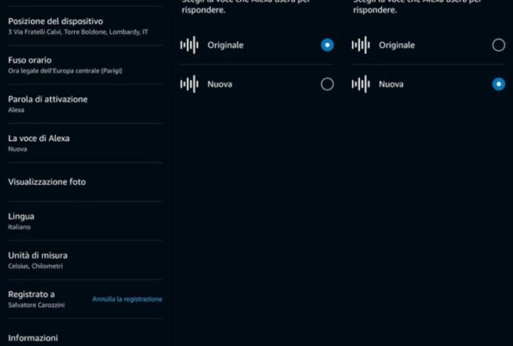 Come cambiare Voce ad Alexa e mettere una voce maschile