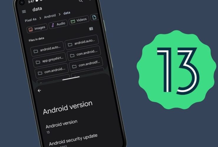 Cartelle Data e OBB Android 13