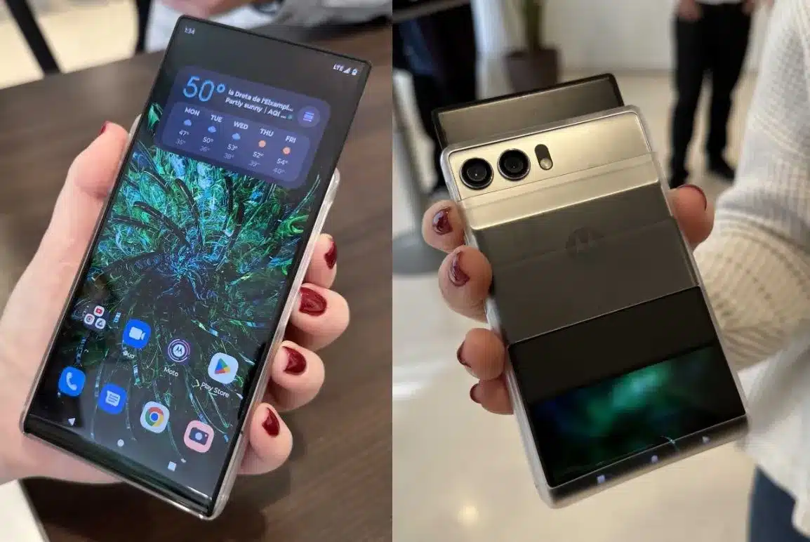Motorola Rizr Rollable Phone Concept
