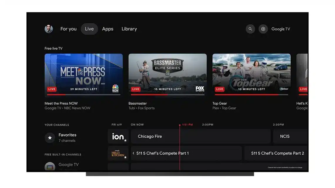Google TV Live Channel