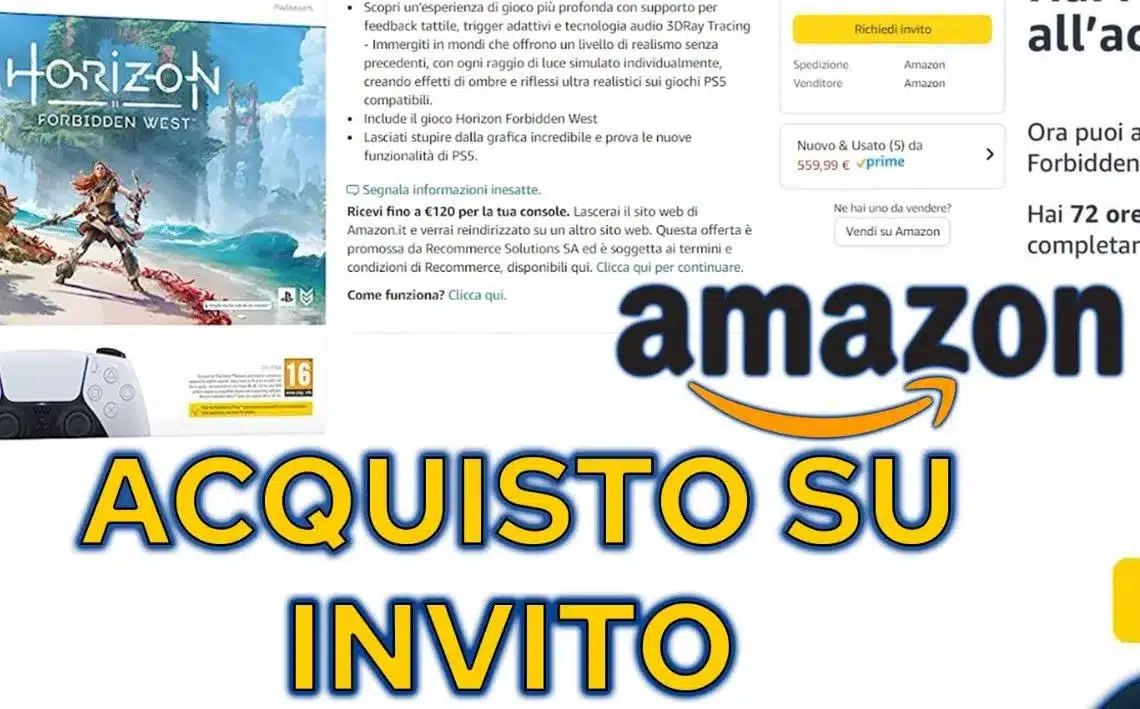 Acquisto su Invito Amazon