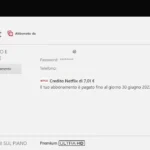 Cancellare Account Netflix Pulsante