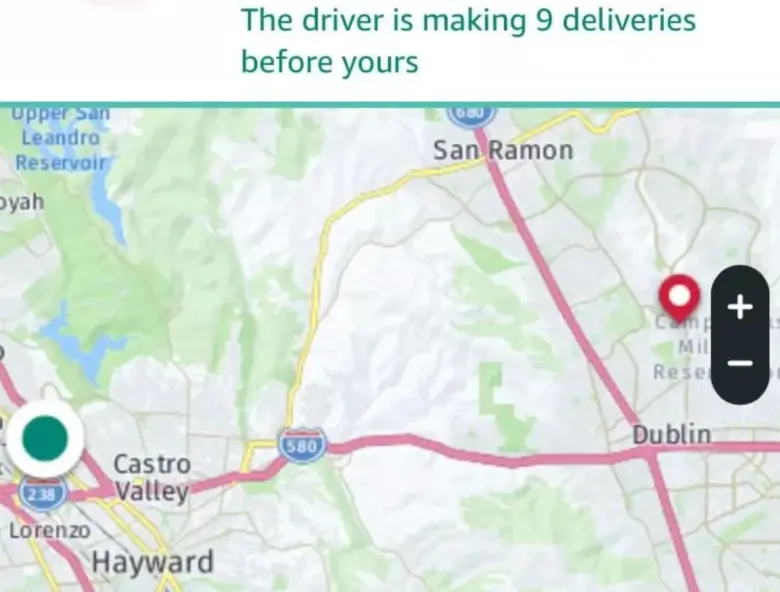 Mappa Consegne Amazon