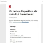 Posizione Condivisione Account Netflix