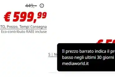 Prezzo Barrato MediaWorld Perché