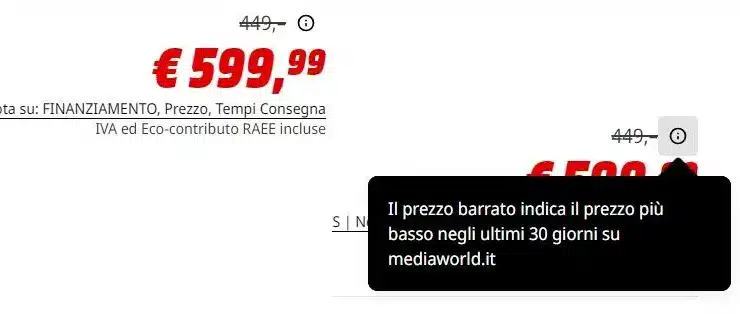 Prezzo Barrato MediaWorld Perché