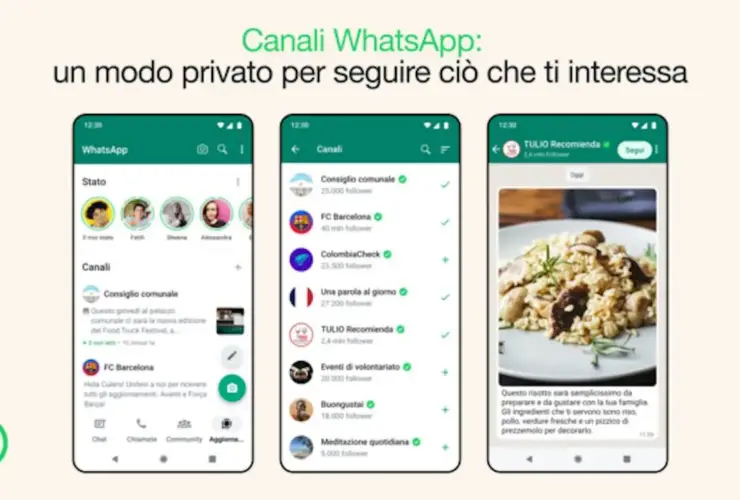 WhatsApp Canali