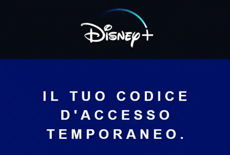 Codice di Accesso Temporaneo Disney+