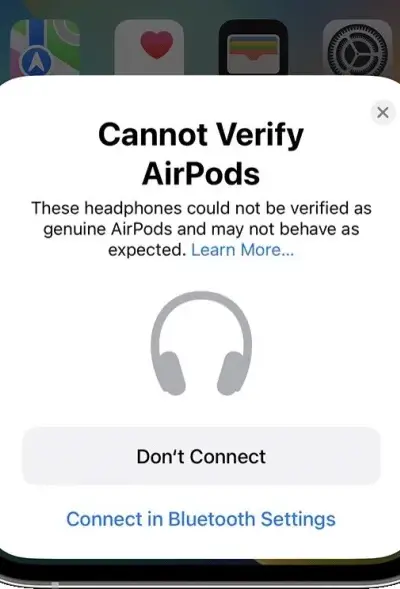 Impossibile Verificare AirPods