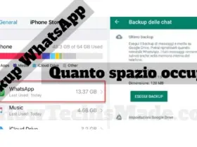 Spazio Backup WhatsApp