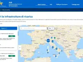 PUN Mappa Colonnine Ricarica