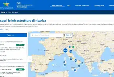 PUN Mappa Colonnine Ricarica