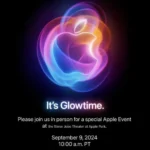 Apple Event 9 september 2024 Glowtime