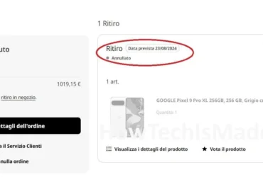 MediaWorld Ordine Annullato Pixel 9 Pro XL