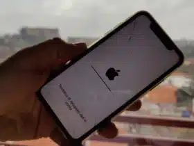 iPhone Tentativo di recupero dati in corso