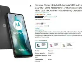 Motorola Moto E14 Amazon Black Friday