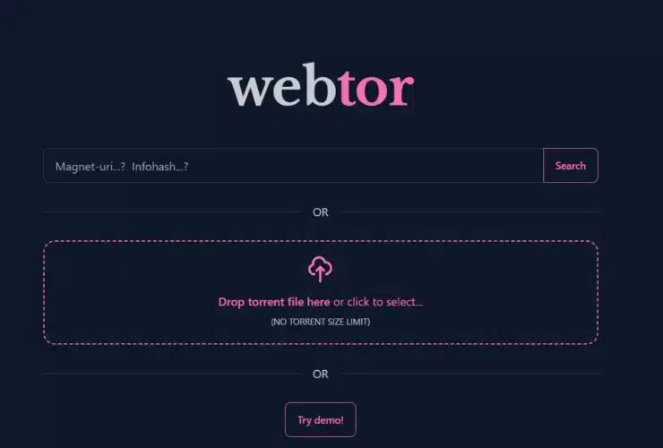 WebTor Download Tor dal Web