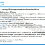 Amazon Prime Mantenere Iscrizione