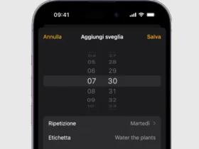 Sveglia iPhone