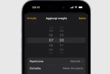 Sveglia iPhone