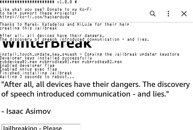 WinterBreak Kindle