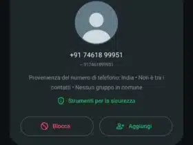 Posso Parlare un attimo WhatsApp