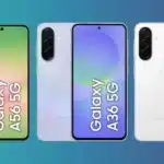 Samsung Galaxy A56, A36 e A26