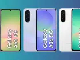 Samsung Galaxy A56, A36 e A26