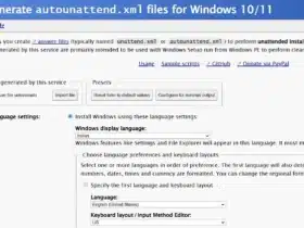 Generate Autounattend.xml