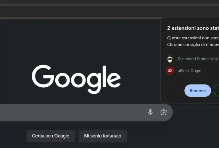 uBlock Origin Non Funziona Chrome