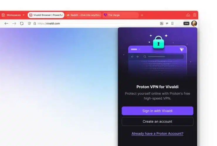 Vivaldi VPN